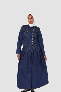 Dark Wash Denim Set