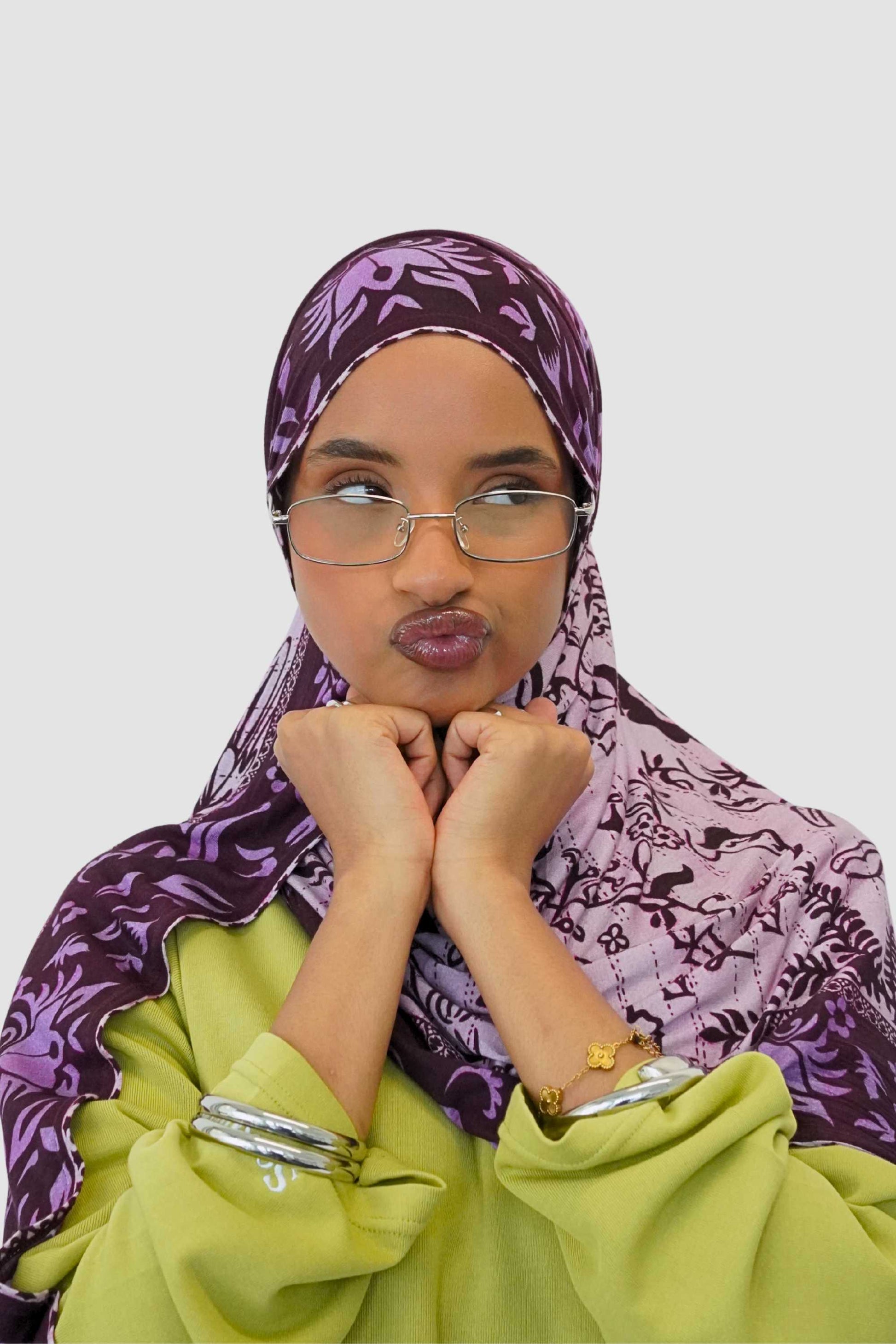 Purple Passionmina - Cotton Jersey - Semi Double