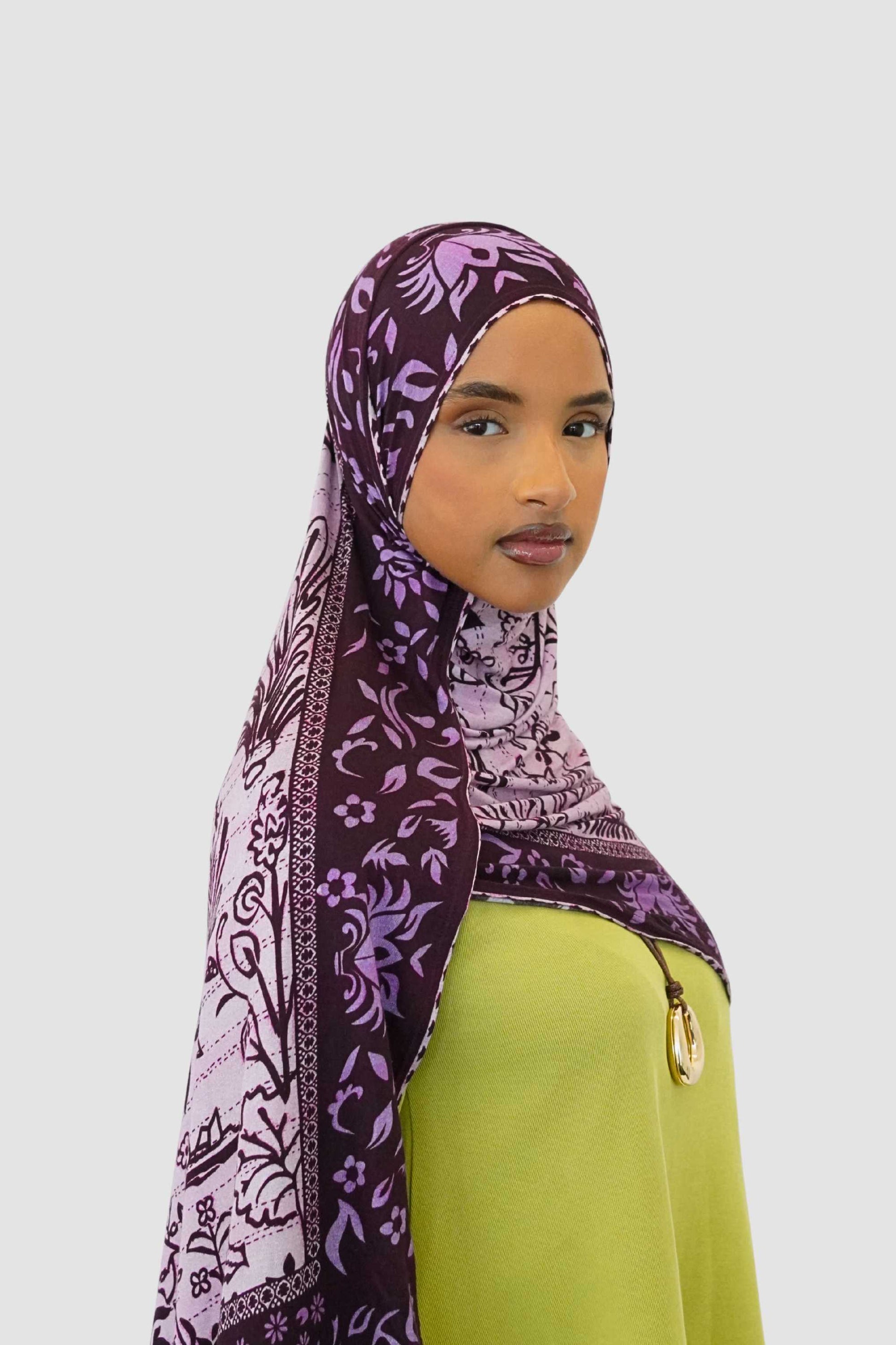 Purple Passionmina - Cotton Jersey - Semi Double