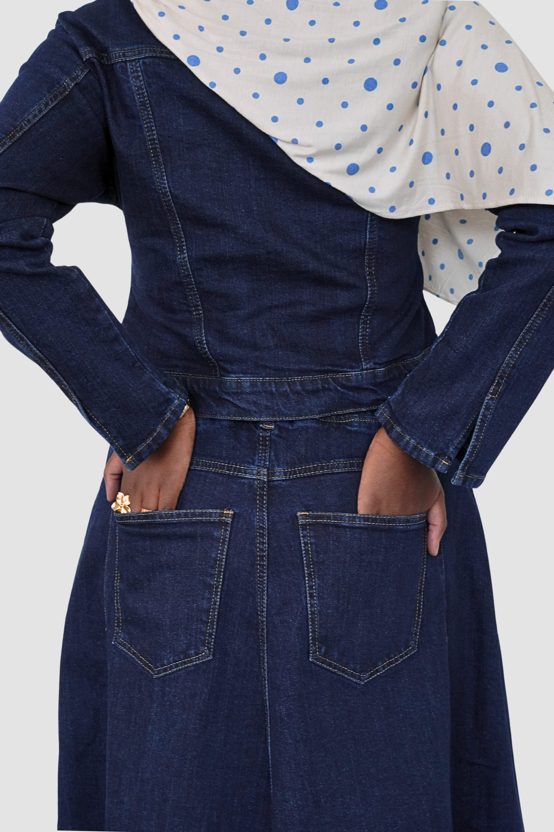 Dark Wash Denim Set
