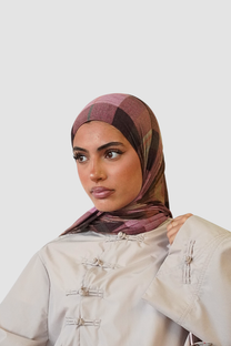 Pink Plaidy - Cotton Jersey - Semi Double