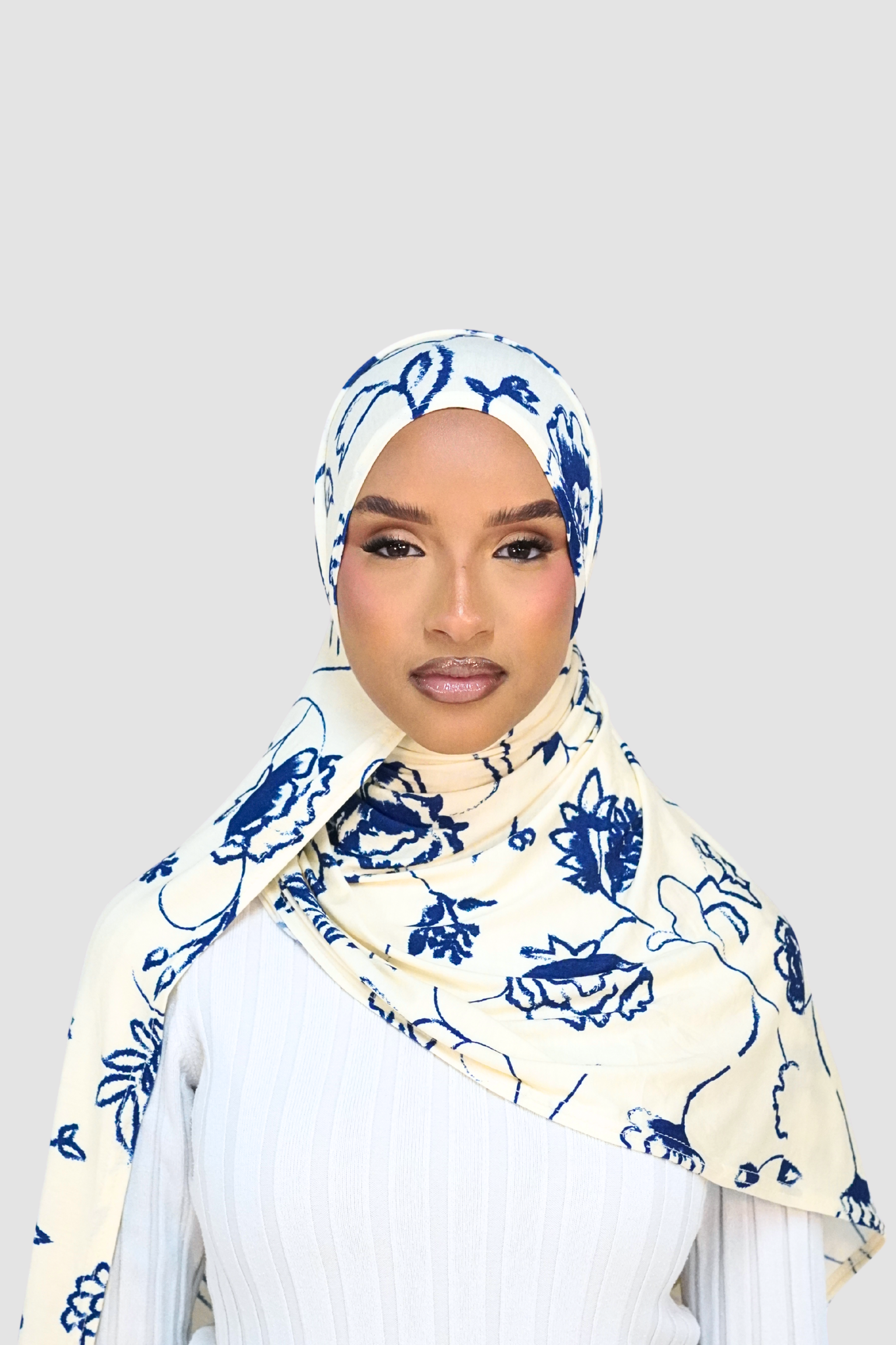 Flora in Whipped Butter - Cotton Jersey - Single Sided