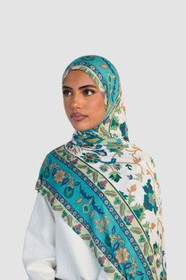Blue Fantasia - Cotton Jersey - Semi Double