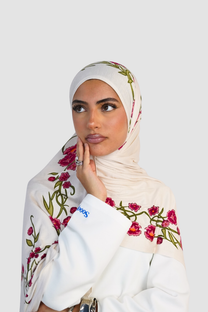White Vina - Cotton Jersey - Semi Double