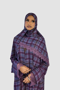 Ube Latte Lace Abaya