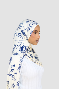 Flora in Whipped Butter - Cotton Jersey - Single Sided
