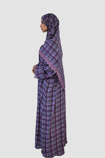 Ube Latte Lace Abaya