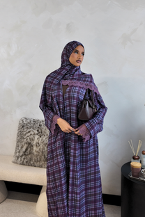 Ube Latte Lace Abaya